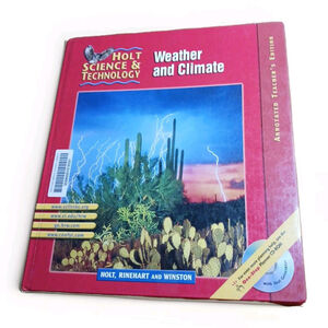 Holt Science and Technology Weather by Rinehart Winston